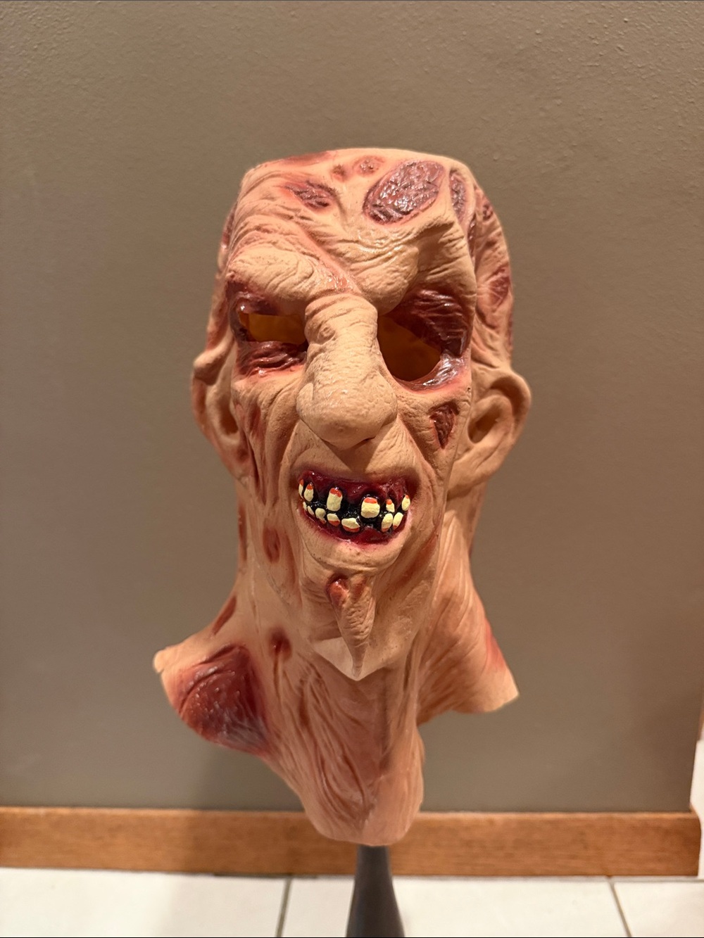 Vintage Freddy Kruegar Mexico Made Latex Halloween Mask